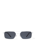نظارة شمسية ديفون بتصميم مربع معدن